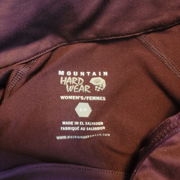 Mountain Hardware Purple 1/4 Zip Lightweight Pullover Athletic Jacket Small - Picture 6 of 7